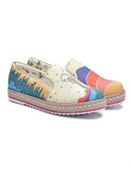 Goby Espadryle ze wzorem rozmiar: 38. Baleriny Goby, bez wzorów, z materiału, bez obcasa, bez zapięcia. Za 189.29 zł.