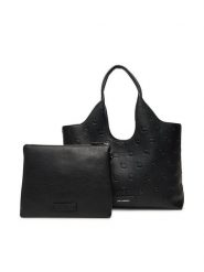 KARL LAGERFELD Torebka A3W30302 Czarny. Czarne torebki klasyczne KARL LAGERFELD, bez wzorów, ze skóry, bez dodatków. Za 1,099.00 zł.