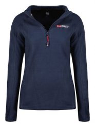Geographical Norway Bluza polarowa "Tug" w kolorze granatowym rozmiar: XL. Niebieskie bluzy Geographical Norway, xl, bez wzorów, z polaru, bez kaptura. Za 87.81 zł.