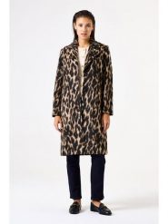 Garcia Płaszcz przejściowy w kolorze brązowo-beżowym rozmiar: XL. Brązowe płaszcze Garcia, xl, bez wzorów, bez kaptura. Za 426.99 zł.