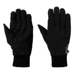 Rękawiczki trekkingowe Jack Wolfskin Supersonic XT. Czarne rękawiczki Jack Wolfskin, bez wzorów, sportowe. Za 229.99 zł.