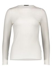 Oui Koszulka w kolorze białym rozmiar: 40. Białe bluzki Oui, bez wzorów, bez kołnierzyka, bez ramiączek. Za 130.99 zł.