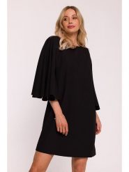 Stylove Sukienka w kolorze czarnym rozmiar: XL. Czarne sukienki Stylove, na co dzień, xl, bez wzorów, bez kołnierzyka, bez ramiączek, mini, proste. Za 214.99 zł.