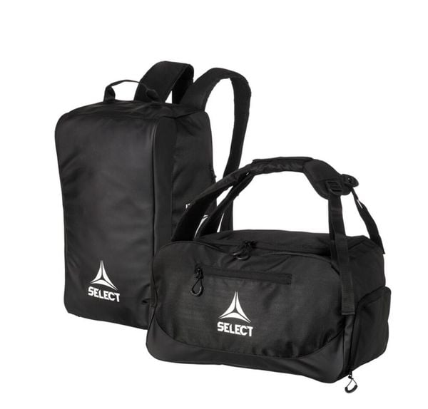 Torba sportowa Select milano. Czarne torby na ramię Select, bez wzorów, z poliesteru, sportowe, na ramię, duże, bez dodatków. Za 177.00 zł.