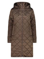 CMP Płaszcz pikowany w kolorze khaki rozmiar: 38. Brązowe płaszcze CMP, bez wzorów, z materiału, bez kaptura. Za 279.78 zł.