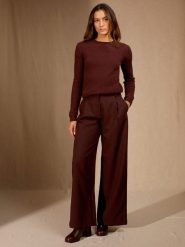 Perfect Cashmere Kaszmirowy sweter "Bella" w kolorze brązowym rozmiar: S. Brązowe swetry Perfect Cashmere, s, bez wzorów, z kaszmiru, bez ramiączek. Za 347.99 zł.