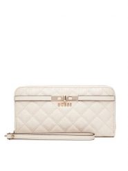 Guess Duży Portfel Damski Idra Slg SWGG81 57146 Beżowy. Brązowe portfele Guess, z aplikacjami, ze skóry. Za 249.99 zł.