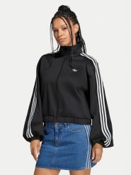 Adidas Bluza Lace Oversized Archive Track Top LG4279 Czarny Regular Fit. Czarne bluzy Adidas, m, bez wzorów, z syntetyku, bez kaptura. Za 399.99 zł.