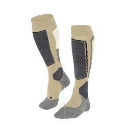 Skarpetki damskie Falke Intermediate. Białe skarpety Falke, bez wzorów, z materiału. Za 188.50 zł.