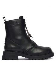 Pepe Jeans Trapery Stacy Hug W PLS500024 Czarny. Czarne trapery i śniegowce Pepe Jeans, z jeansu. Za 619.99 zł.