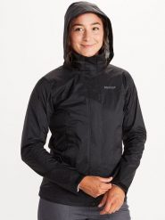 Marmot Kurtka funkcyjna "PreCip Eco" w kolorze czarnym rozmiar: XL. Czarne kurtki sportowe Marmot, xl, bez wzorów, z materiału, bez kaptura, outdoorowe. Za 202.50 zł.