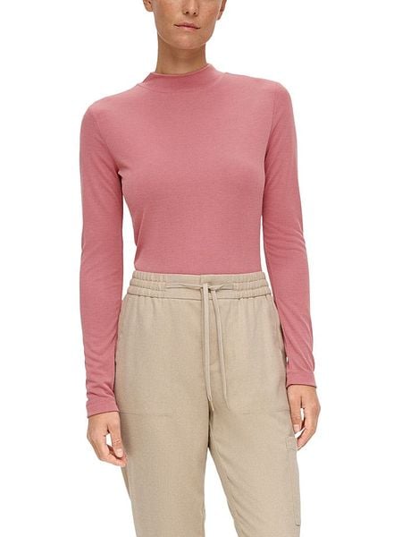 S.Oliver Koszulka w kolorze jasnoróżowym rozmiar: 42. Różowe bluzki S.Oliver, s, bez wzorów, prążkowane, bez kołnierzyka, bez ramiączek. Za 34.69 zł.