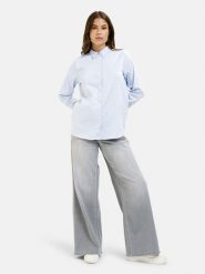 Milano Italy Koszula w kolorze błękitnym rozmiar: 46. Niebieskie koszule Milano Italy, bez wzorów, bez kołnierzyka, bez ramiączek. Za 152.99 zł.