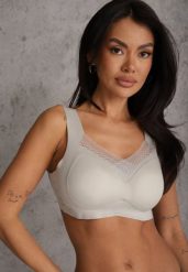 Szary Sportowy Biustonosz z Usztywnieniem Ozdobiony Siateczkową Wstawką Edalissa. Szare bielizna sportowa Renee, l, bez wzorów. Za 24.99 zł.