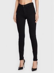 Guess Jeansy 1981 W2YA46 D4PZ1 Czarny Skinny Fit. Czarne jeansy Guess, z aplikacjami. Za 269.99 zł.