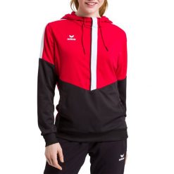 Damska bluza z kapturem Erima Squad. Czarne bluzy Erima, m, bez wzorów, z kapturem. Za 193.90 zł.