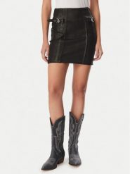 Guess Spódnica mini W6BD15 D2112 Czarny Regular Fit. Czarne spódnice Guess, z aplikacjami, z bawełny, mini. Za 524.99 zł.