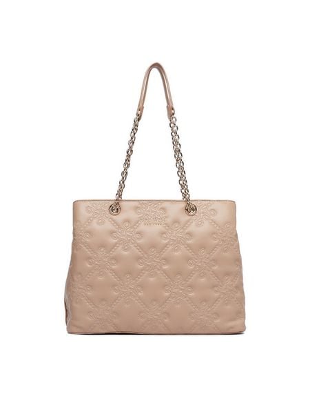 Nine West Torebka CEO-PRIME ELEGANCE-LA374-5652 Beżowy. Brązowe torebki klasyczne Nine West, bez wzorów, ze skóry, bez dodatków. Za 249.99 zł.