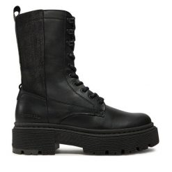 Botki G-Star Raw. Czarne botki G-Star Raw, bez wzorów, bez obcasa, na płaskiej podeszwie, bez zapięcia. Za 819.99 zł.