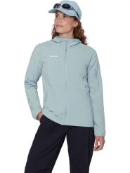 Mammut Kurtka funkcyjna "Madris Light ML" w kolorze błękitnym rozmiar: XS. Niebieskie kurtki sportowe Mammut, xs, bez wzorów, z materiału, bez kaptura, outdoorowe. Za 299.95 zł.