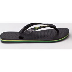 Ipanema - Japonki. Czarne klapki Ipanema, bez wzorów, z materiału, bez obcasa, na obcasie. W wyprzedaży za 34.90 zł.