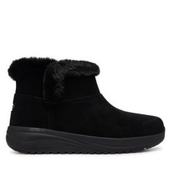 Śniegowce Skechers. Czarne trapery i śniegowce Skechers. Za 429.99 zł.