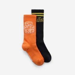 Skarpety do połowy łydki 2 sztuki. Skarpety DECATHLON, bez wzorów, z elastanu. Za 44.99 zł.