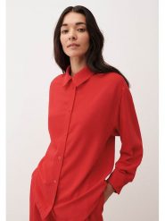 More & More Bluzka w kolorze czerwonym rozmiar: 40. Czerwone bluzki More & More, bez wzorów, bez kołnierzyka, bez ramiączek. Za 148.26 zł.