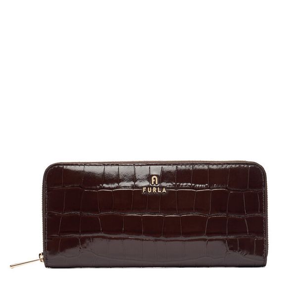 Portfel Furla. Brązowe portfele Furla, bez wzorów. Za 809.99 zł.
