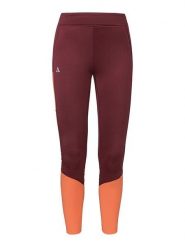 Schöffel Legginsy narciarskie "Rosskogel" w kolorze czerwono-pomarańczowym rozmiar: 40. Czerwone legginsy Schöffel, bez wzorów, z materiału. Za 528.34 zł.