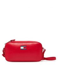 Tommy Jeans Torebka Tjw Ess Must Convertible Camera AW0AW17290 Czerwony. Czerwone listonoszki Tommy Jeans, bez wzorów, z jeansu, bez dodatków. Za 209.99 zł.