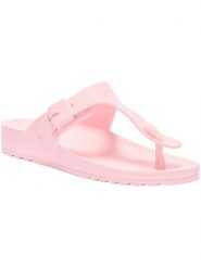 Japonki damskie Scholl Bahia Eva. Czerwone klapki Scholl, bez wzorów, z materiału, bez obcasa. Za 169.99 zł.