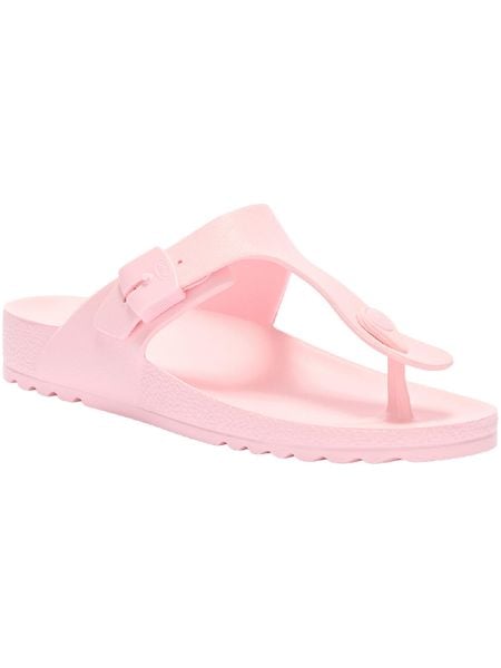 Japonki damskie Scholl Bahia Eva. Czerwone klapki Scholl, bez wzorów, z materiału, bez obcasa. Za 136.99 zł.