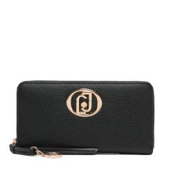 Portfel Liu Jo. Czarne portfele Liu Jo, bez wzorów. Za 339.99 zł.