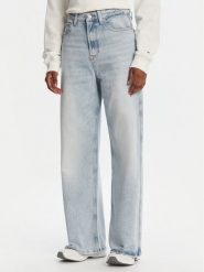 Tommy Jeans Jeansy Claire DW0DW21291 Niebieski Wide Leg. Niebieskie jeansy Tommy Jeans, bez wzorów. Za 289.99 zł.