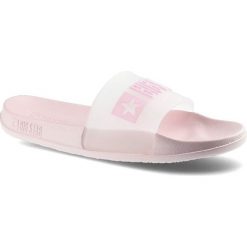 Różowe Klapki Big Star Damskie Buty Na Lato. Czerwone klapki Big Star, bez wzorów, bez obcasa. Za 69.99 zł.