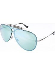 Ray Ban Okulary przeciwsłoneczne unisex w kolorze srebrnym rozmiar: 32. Szare okulary przeciwsłoneczne Ray-Ban, bez wzorów, z tworzywa sztucznego. Za 612.06 zł.