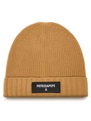 Patrizia Pepe Czapka 2F0111/K9O3A-B794 Brązowy. Brązowe czapki Patrizia Pepe, bez wzorów, z materiału. Za 399.99 zł.