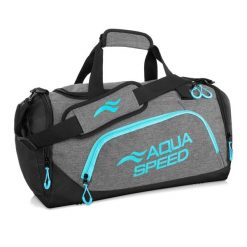 Torba treningowa AQUA-SPEED 35 l. Czarne torby na ramię Aqua-Speed, bez wzorów, sportowe, na ramię, bez dodatków. Za 99.00 zł.