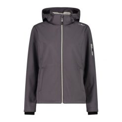 Kurtka damska turystyczna CMP 39A5006. Szare kurtki sportowe CMP, m, bez wzorów, z softshellu, bez kaptura, trekkingowe. Za 340.00 zł.