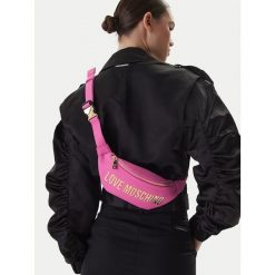 Nerka LOVE MOSCHINO. Czarne torebki klasyczne Love Moschino, bez wzorów, bez dodatków. Za 919.99 zł.