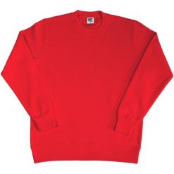 Damska Bluza Z Długim Rękawem I Okrągłym Dekoltem. Czerwone bluzy SG, xs, bez wzorów, bez kaptura. Za 91.99 zł.