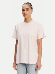 HUGO T-Shirt Vintage 50518139 Różowy Relaxed Fit. Czerwone t-shirty Hugo, s, bez wzorów, z bawełny, bez kołnierzyka, bez ramiączek. Za 129.99 zł.
