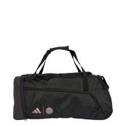 Torba FC Bayern Away Duffel. Brązowe torby na ramię Adidas, bez wzorów, z materiału, eleganckie, na ramię, bez dodatków. Za 289.20 zł.