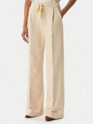 Maryley Spodnie materiałowe 26EB519/07BE Beżowy Reglan Fit. Brązowe spodnie dresowe Maryley, l, bez wzorów, z bawełny. Za 349.99 zł.