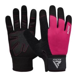 Rękawiczki RDX W1F Full Finger. Czerwone rękawiczki RDX SPORTS, bez wzorów, sportowe. Za 69.99 zł.