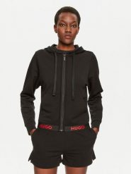 Hugo Bluza Sporty Logo 50520504 Czarny Relaxed Fit. Czarne bluzy Hugo, xl, bez wzorów, z bawełny, bez kaptura. Za 339.99 zł.