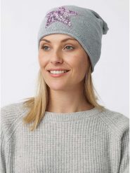 Zwillingsherz Czapka beanie w kolorze szarym rozmiar: onesize. Szare czapki Zwillingsherz, bez wzorów, z kaszmiru. Za 83.22 zł.
