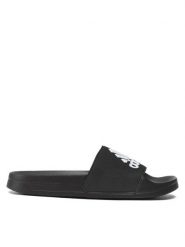 Adidas Klapki adilette Shower GZ3779 Czarny. Czarne klapki Adidas, bez wzorów, z tworzywa sztucznego, bez obcasa. Za 89.99 zł.