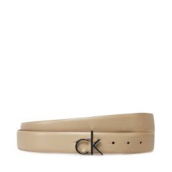 Pasek Calvin Klein. Brązowe paski Calvin Klein, bez wzorów. Za 119.99 zł.